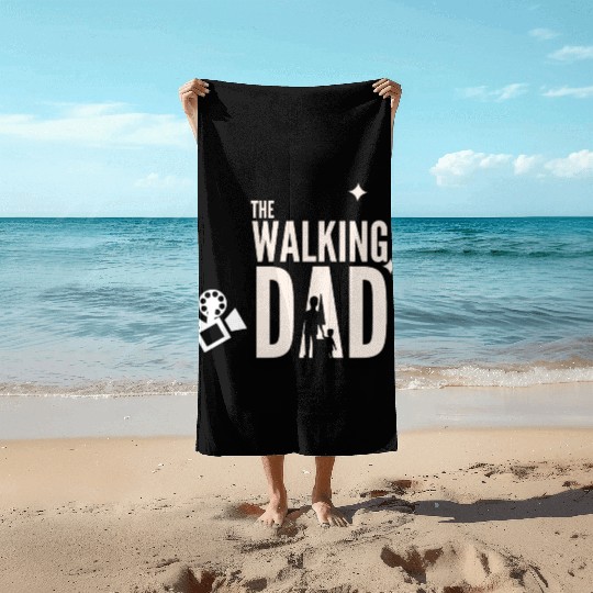 PAPA SAUR, Father's Day Beach Towels
