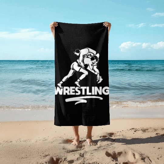 Wrestling Martial Arts Wrestle Wrestler Hobby Beach Towels