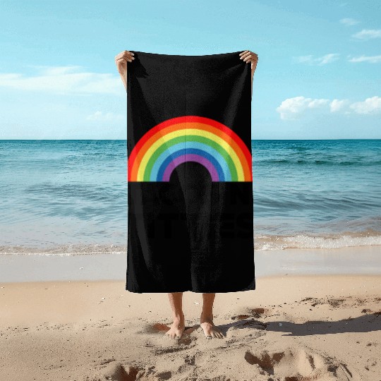 Tacos and Titties Funny LGBT Gay Pride Gifts LGBTQ Beach Towels