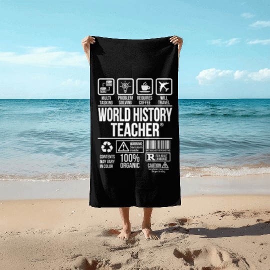 World History Teacher | #TSM Beach Towels