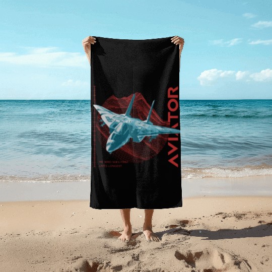 Aviator F-14 Tomcat Beach Towels