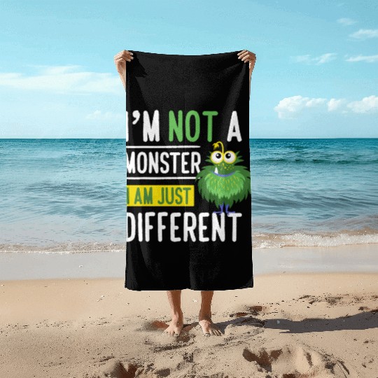Evil Baby Little Sister Sister Beach Towels