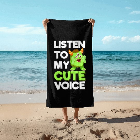Cute Baby Little Sister Beach Towels