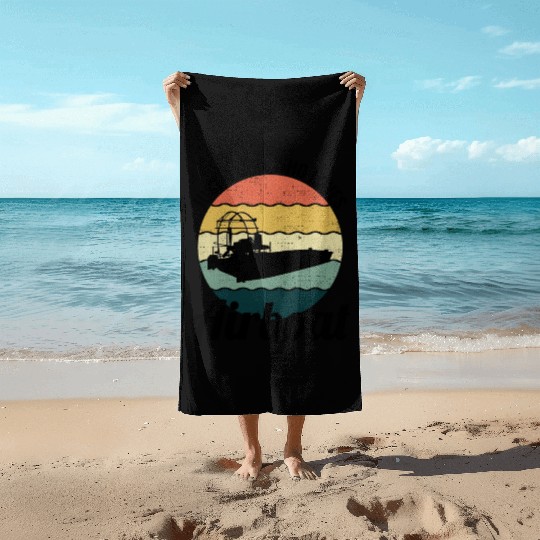Airboat Fanboat Airboating Planeboat Swamp boat Beach Towels