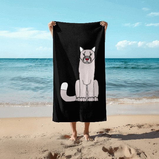Mountain Lion DK Beach Towels