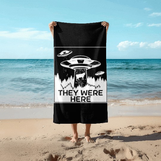 Alien Beach Towels Ufo Extraterrestrial Children Mars