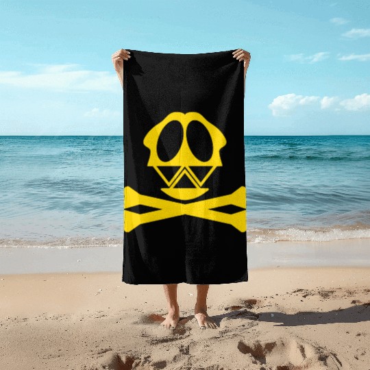 Silly Crossbones Beach Towels