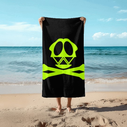 Silly Crossbones Beach Towels