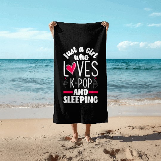 K-Pop K-Drama Korean Pop Music Beach Towels