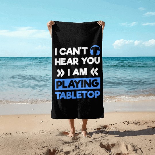 Game Night Nerd Rpg Roleplay Card Game Board Beach Towels