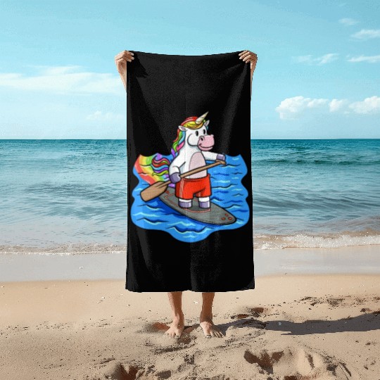 SUP Paddling Kids Unicorn Stand Up Paddle Beach Towels