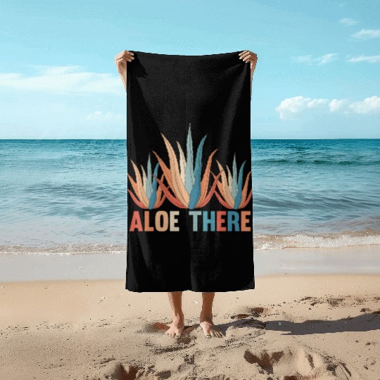 Aloe Vera Pun Plants Women Men Succulents Lover Beach Towels