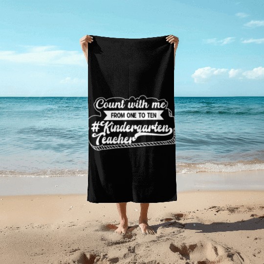 Kids Back To School Count With Me From One To Ten Beach Towels