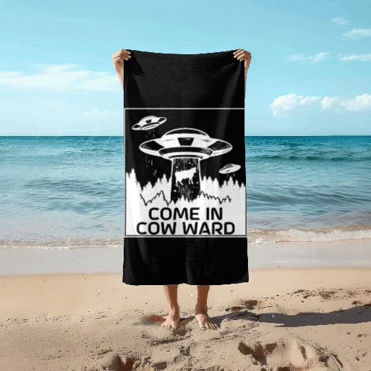 Alien Beach Towels Ufo Extraterrestrial Children Mars