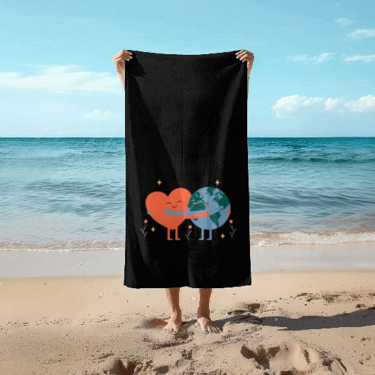 Spread Love Around Beach Towels