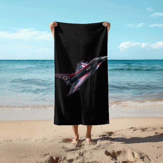 Union Jack Typhoon Beach Towels