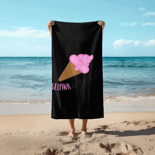 Comedy Ice Scream Beach Towels