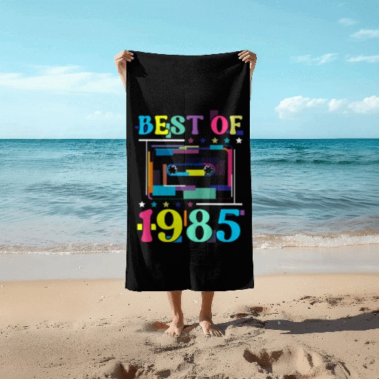 Best Of 1985 | Birthday Beach Towels | Birthday Retro