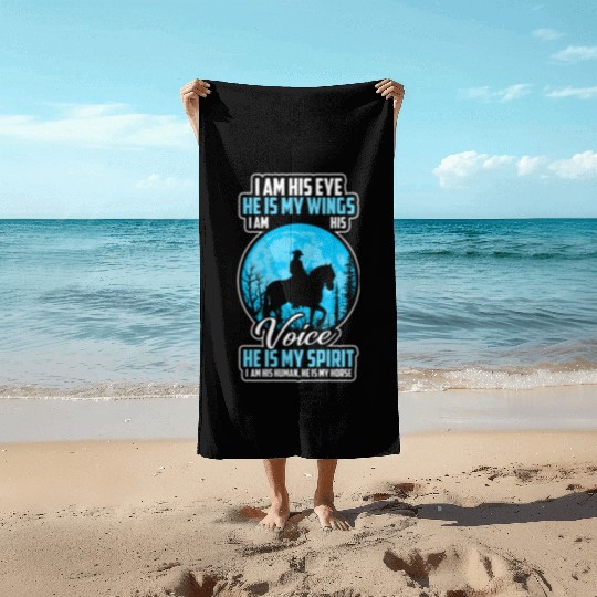 Horseback riding equestrian sport friends Beach Towels