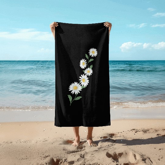 Daisy Flower Beach Towels