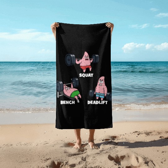 Majin Buu vs Patrick - Funny Anime Gym Beach Towels