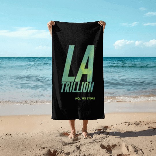 LA TRILLION LIME Beach Towels