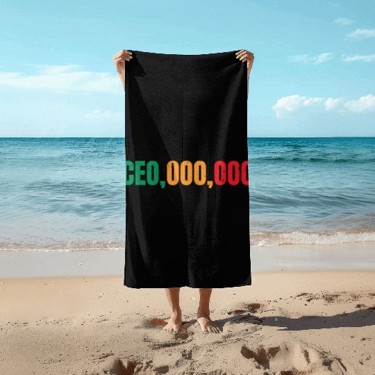 Entrepreneur Minded Business Lifestyle Gifts Idea Beach Towels