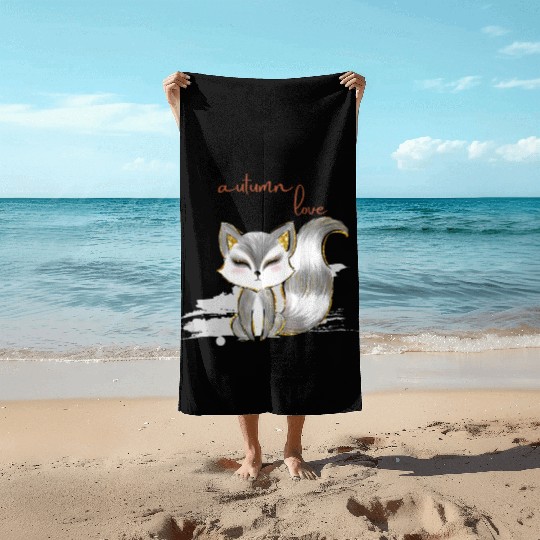 Leaf Autumn Tree Orange Fall Leaves Season Beach Towels