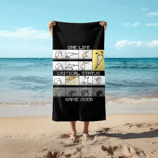 ONE LIFE 1 GAME OVER NO DRUG NO COCAINE NO alcohol Beach Towels