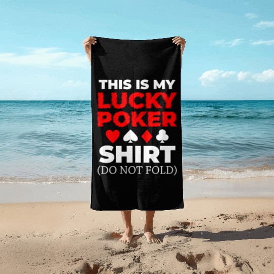 Card Game Blackjack Win Play Beach Towels