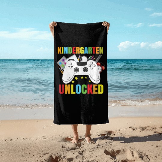 Copy of Kindergarten Unlocked Level Up Beach Towels