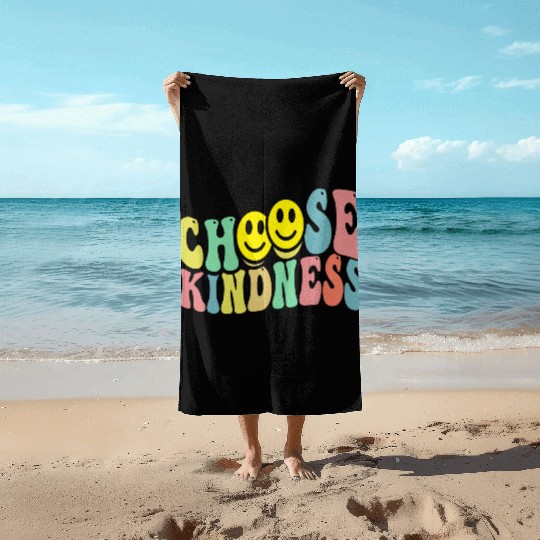 Choose Kindness - Rainbow Love Tolerance Gay LGBT Beach Towels