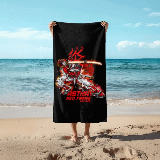 ASTRAY RED FRAME GUNDAM Beach Towels