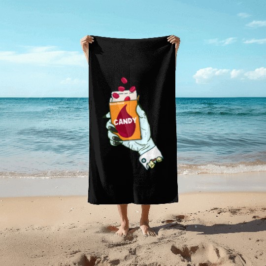 Vampire Candy Beach Towels