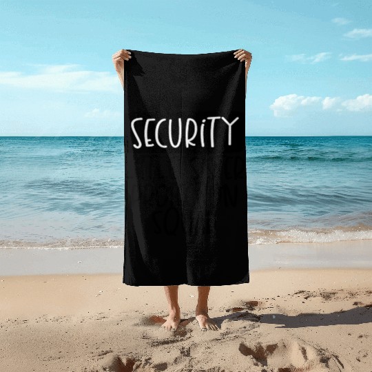 Big Brother Beach Towels Security for Little Sister