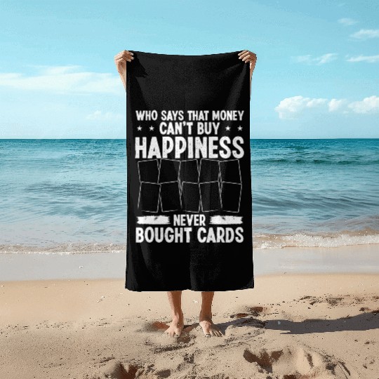 Trading Card Game Collecting Money buys Trade Card Beach Towels