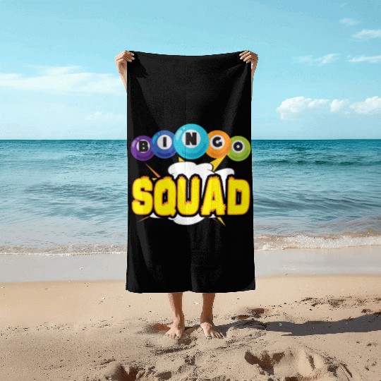 Bingo Card Game Grandma Bingo Player Bingo Cards Beach Towels