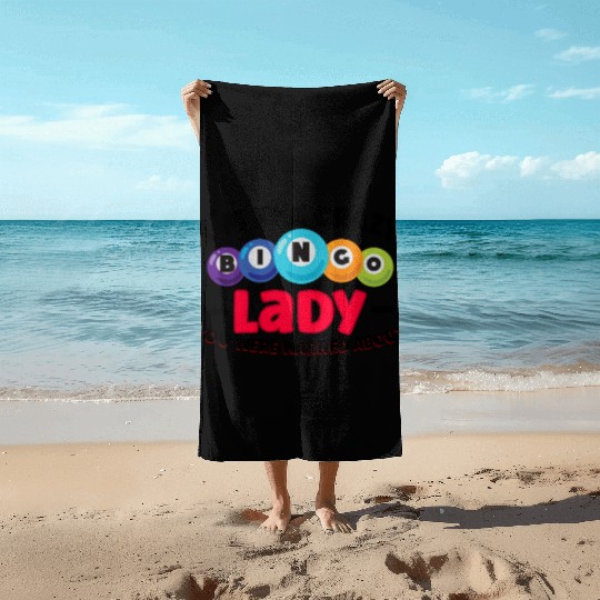 Bingo Card Game Grandma Bingo Player Bingo Cards Beach Towels