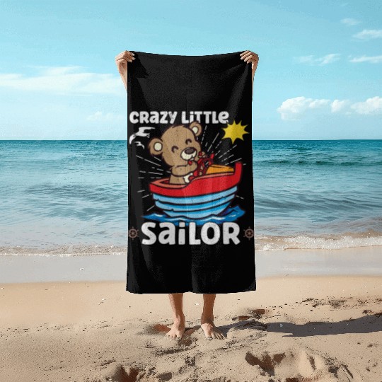 Sailing Sailboat Boating Kid Child Yacht Boat Beach Towels