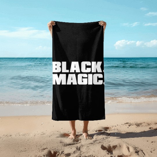 black magic 05 Beach Towels