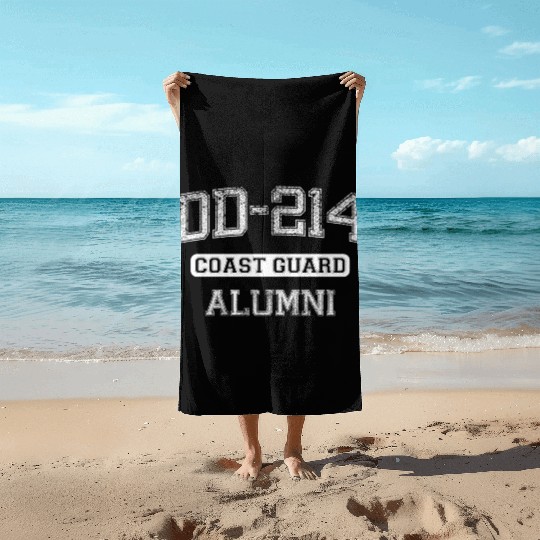 US Coast Guard Alumni Beach Towels