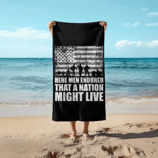 Veterans Day Beach Towels