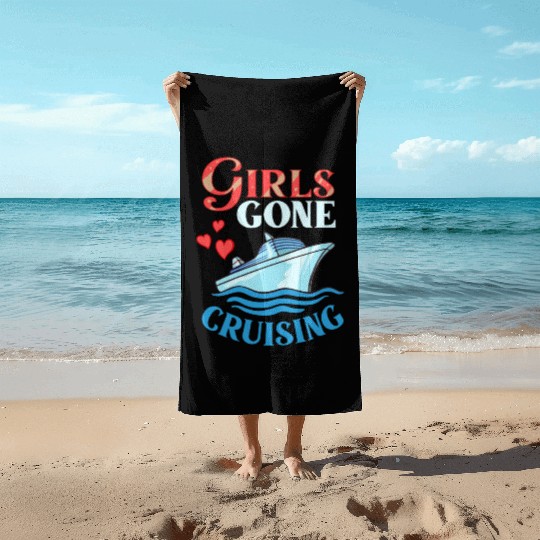 Cruise Ship Vacation Trip Party Sailing Boating Beach Towels