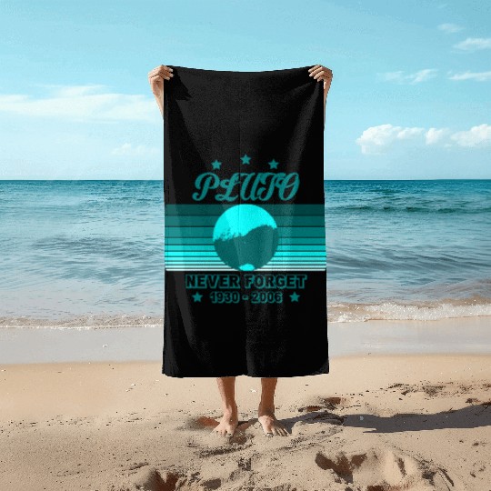 Pluto Never Forget Beach Towels