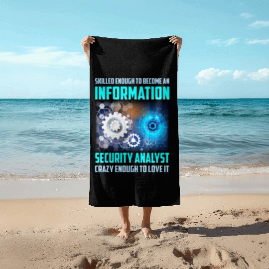 Skilled Enough to Become an Information Security Beach Towels