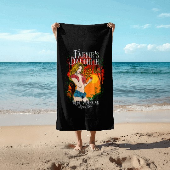 Farmer Daughter Beach Towels