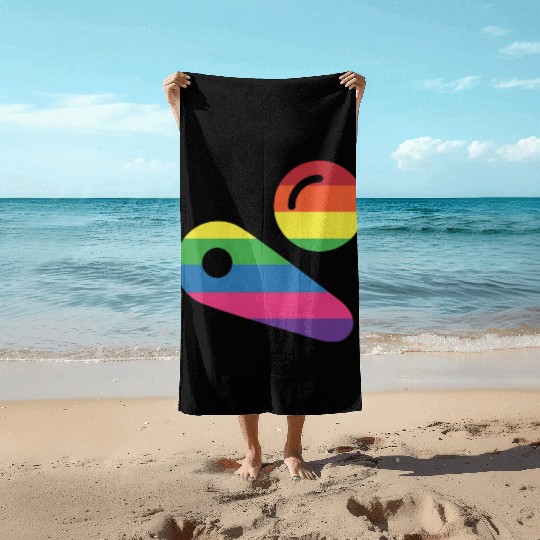 Pinball LGBT Player Beach Towels