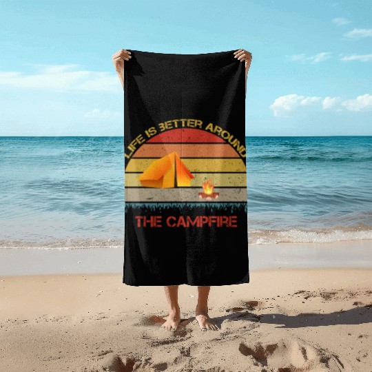 Camping Lover Beach Towels