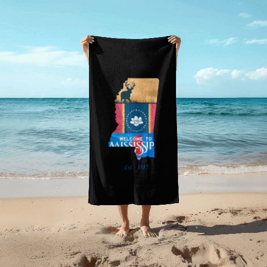 Mississippi Beach Towels