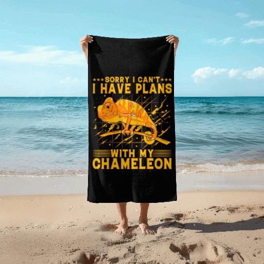 Sorry I can't I have plans with my Chameleon Beach Towels